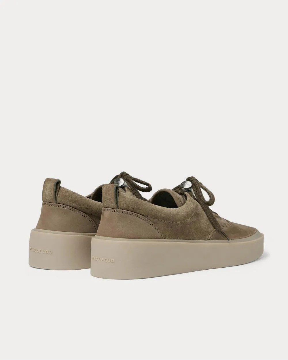 101 Suede and Nubuck  Army green low top sneakers