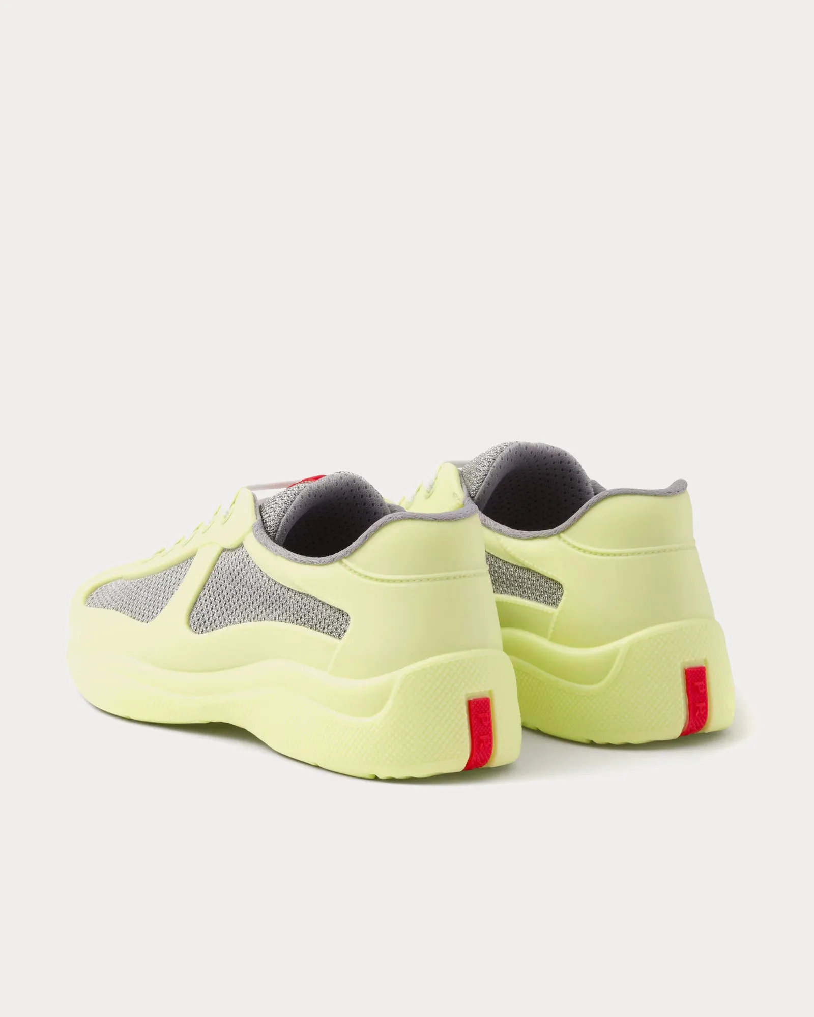 America's Cup Soft Rubber & Bike Fabric Pistachio Green Low Top Sneakers