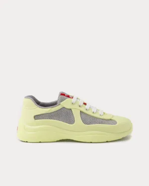 America's Cup Soft Rubber & Bike Fabric Pistachio Green Low Top Sneakers