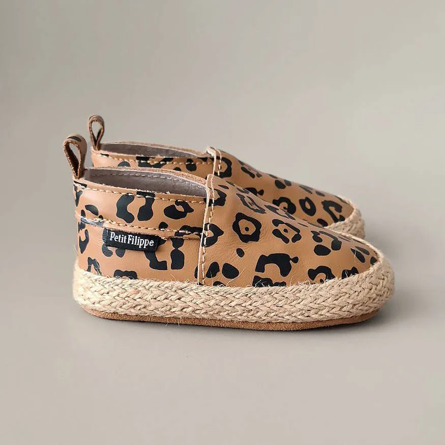Baby - Leather Espadrilles - Leopard