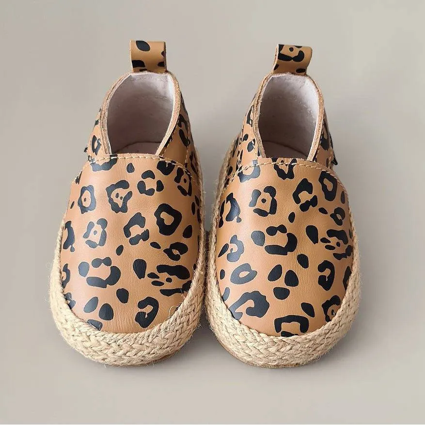 Baby - Leather Espadrilles - Leopard