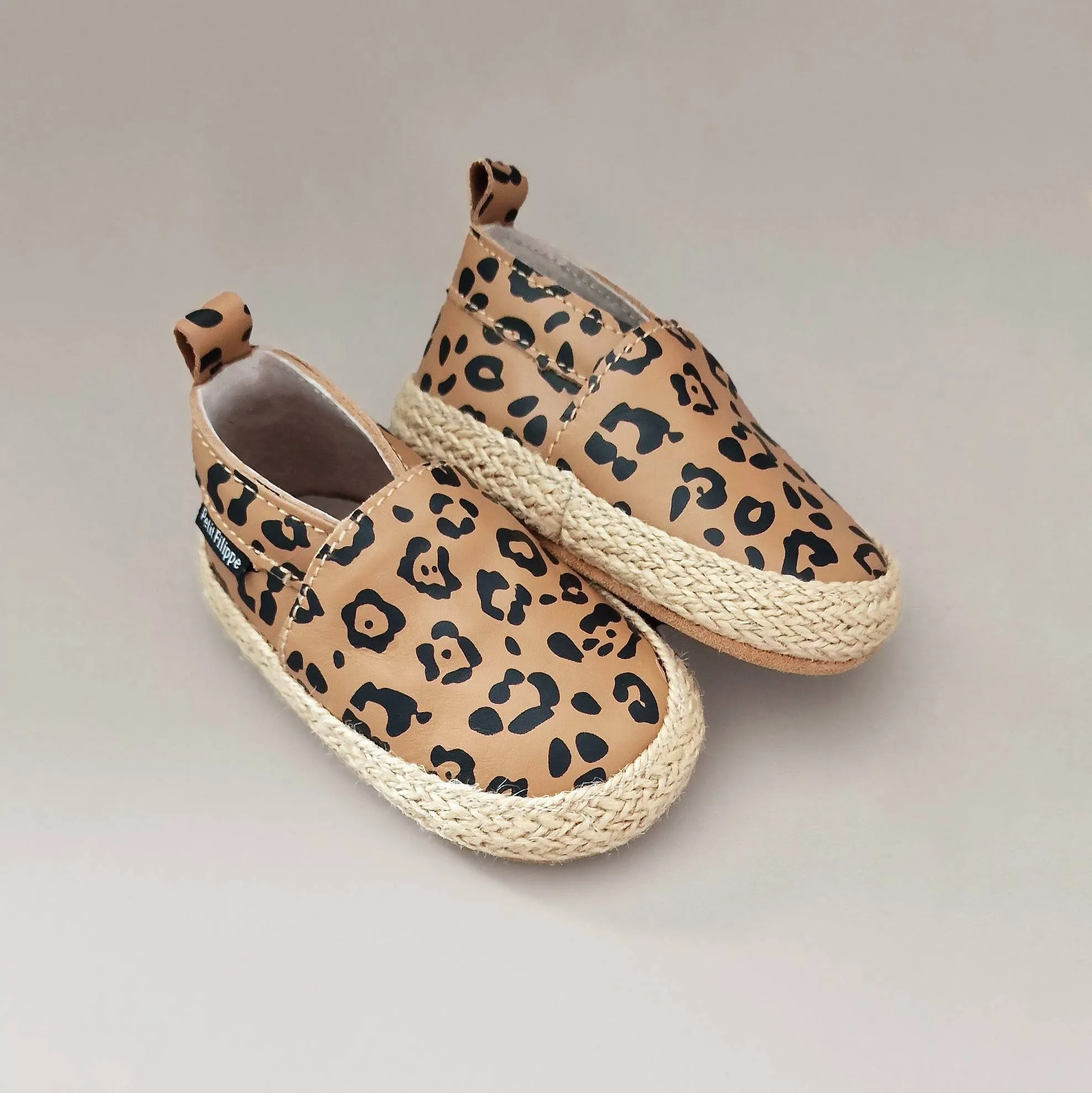 Baby - Leather Espadrilles - Leopard