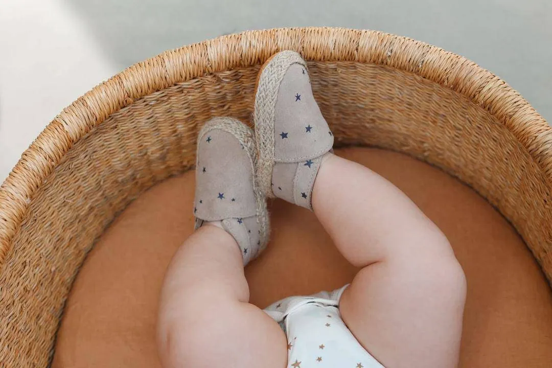 Baby - Suede Espadrilles - Stars