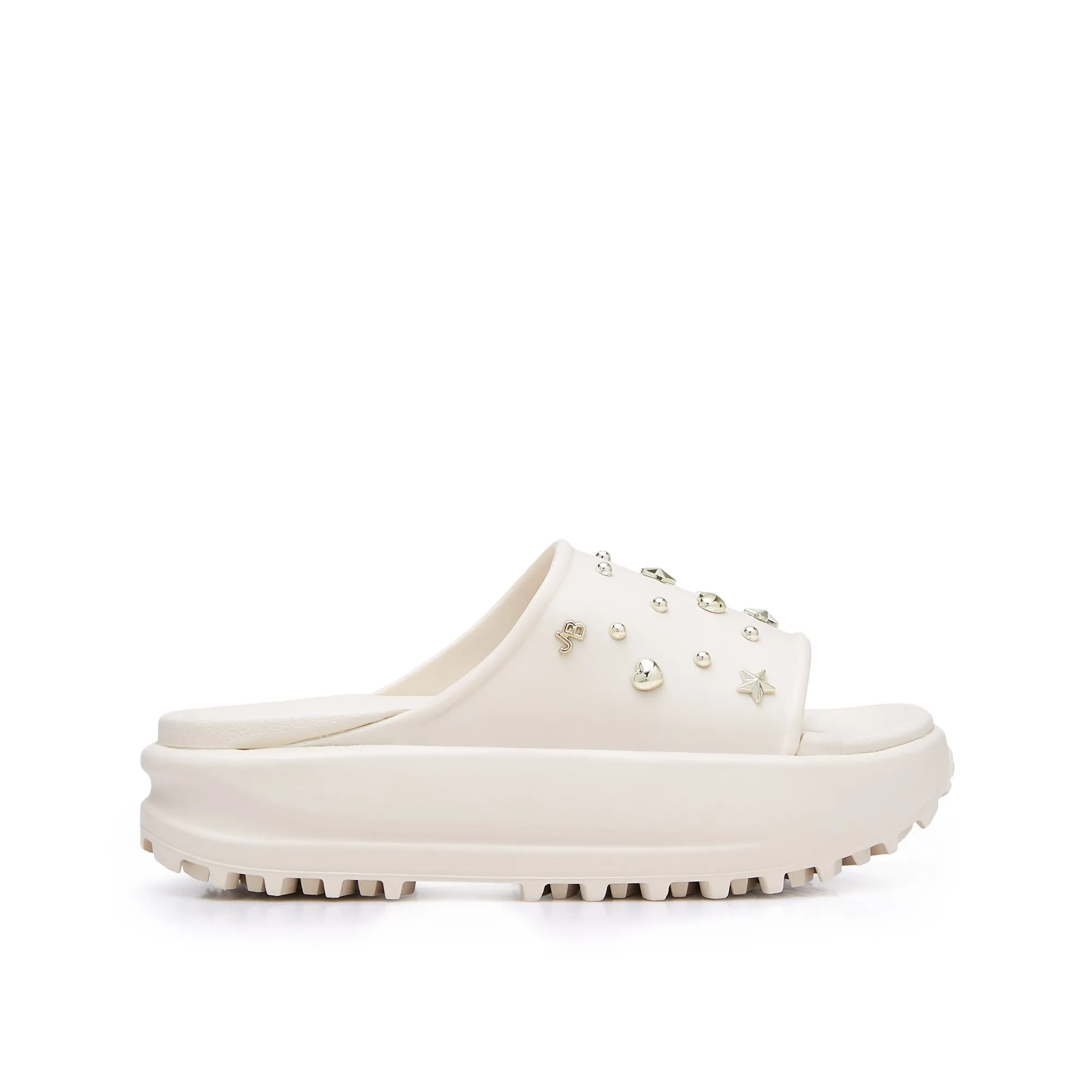 Bente Lorelei Platform Sandals White