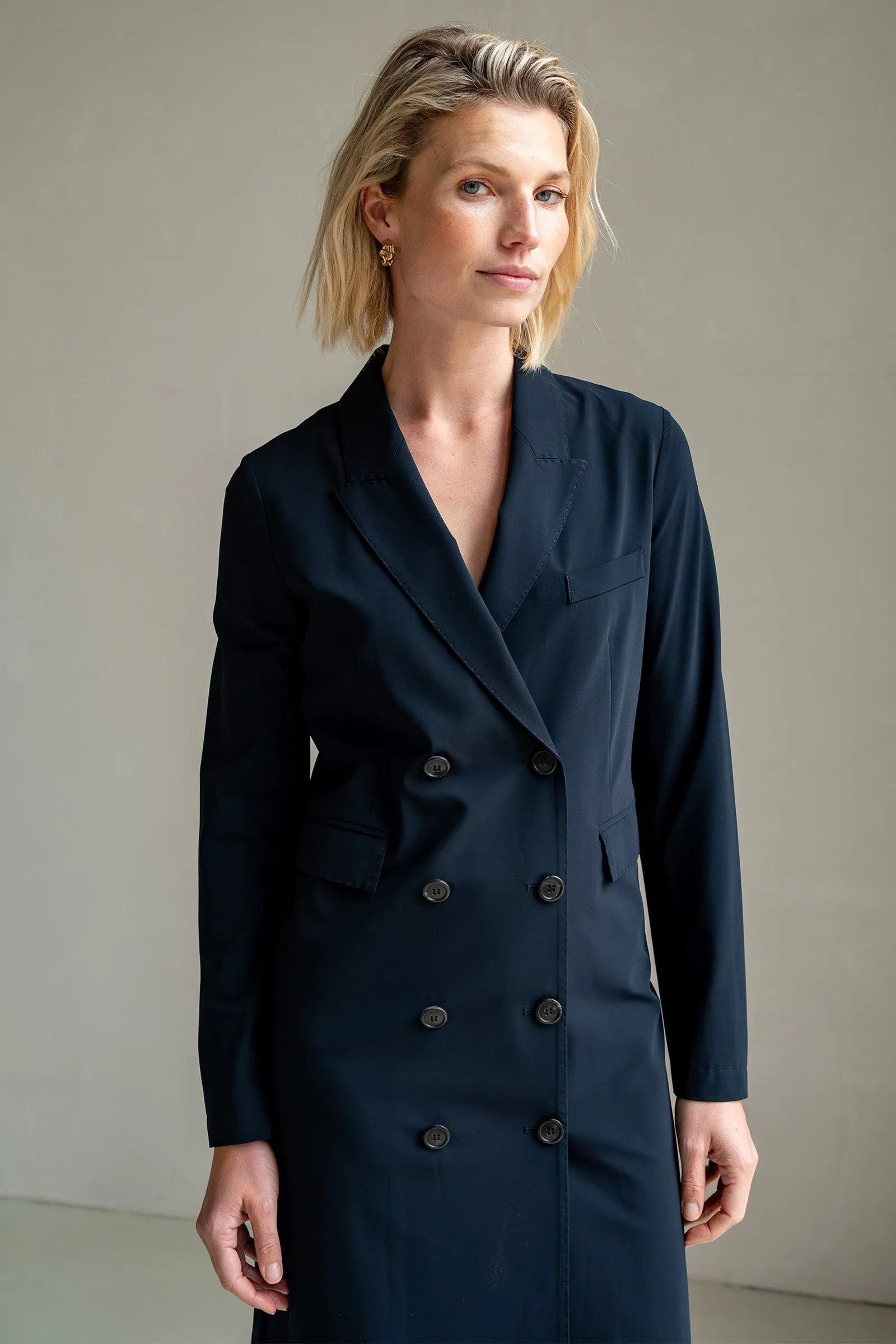 BLAZER DRESS (S25N1590) NAVY