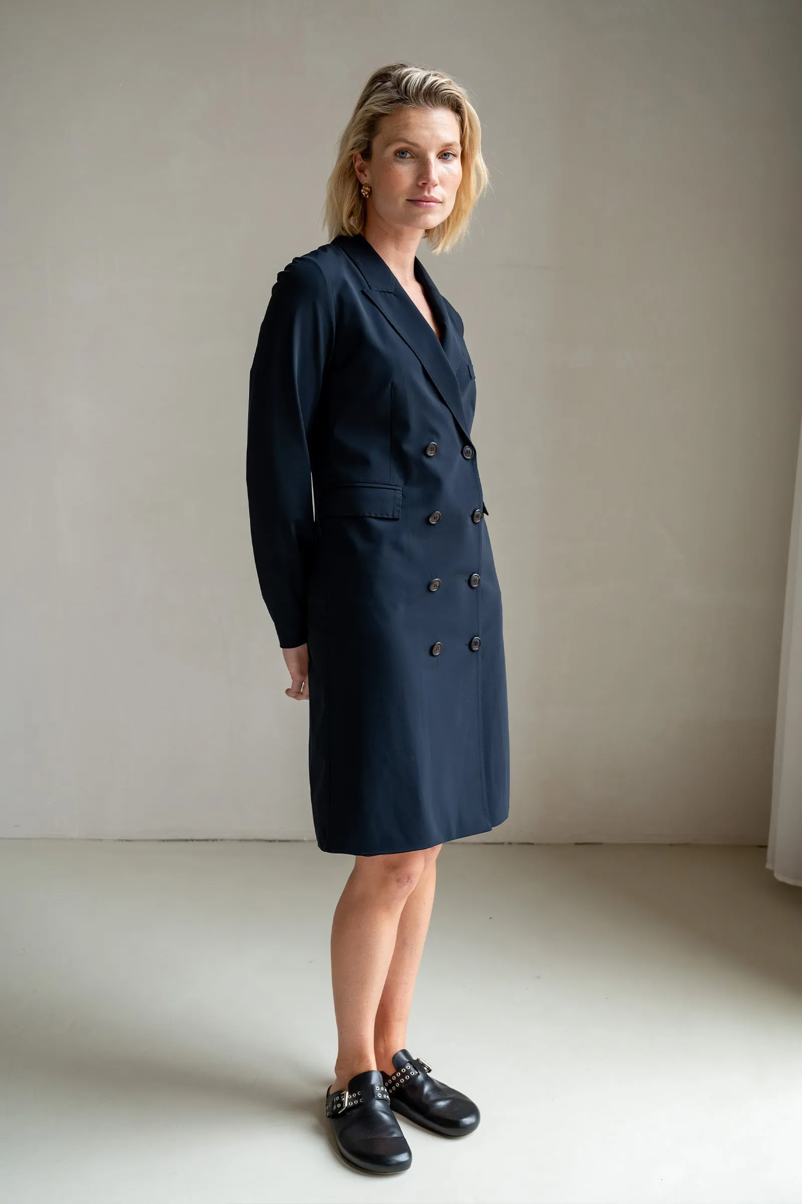 BLAZER DRESS (S25N1590) NAVY