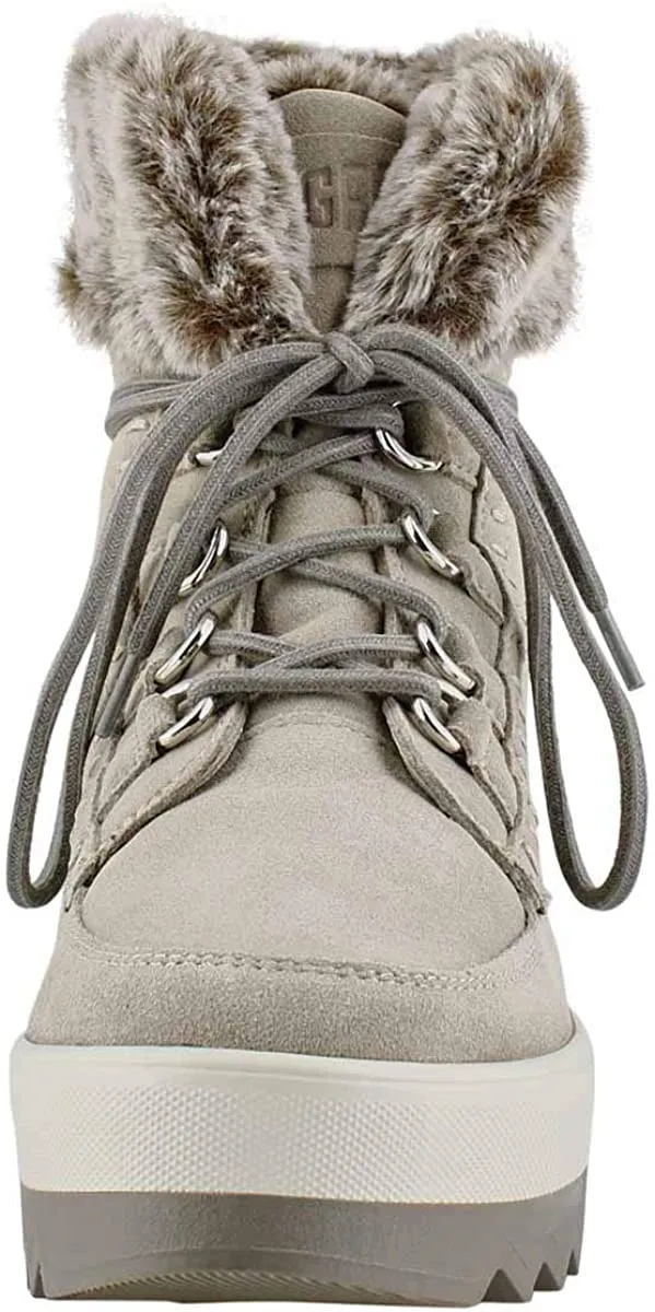 Cougar Women's Vanetta Suede Premium Faux Fur Mid Boot