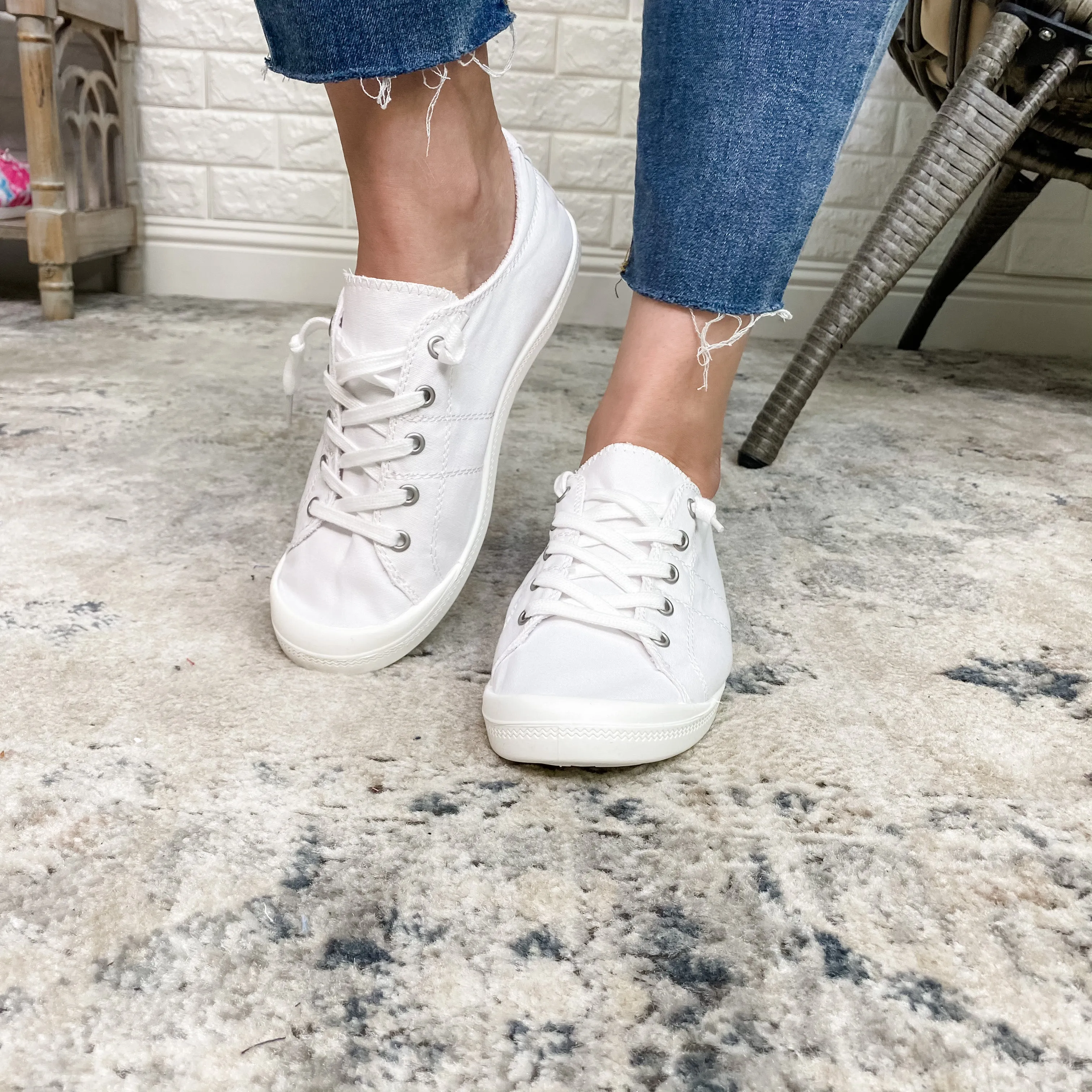 Custom Sneakers (Solid White)