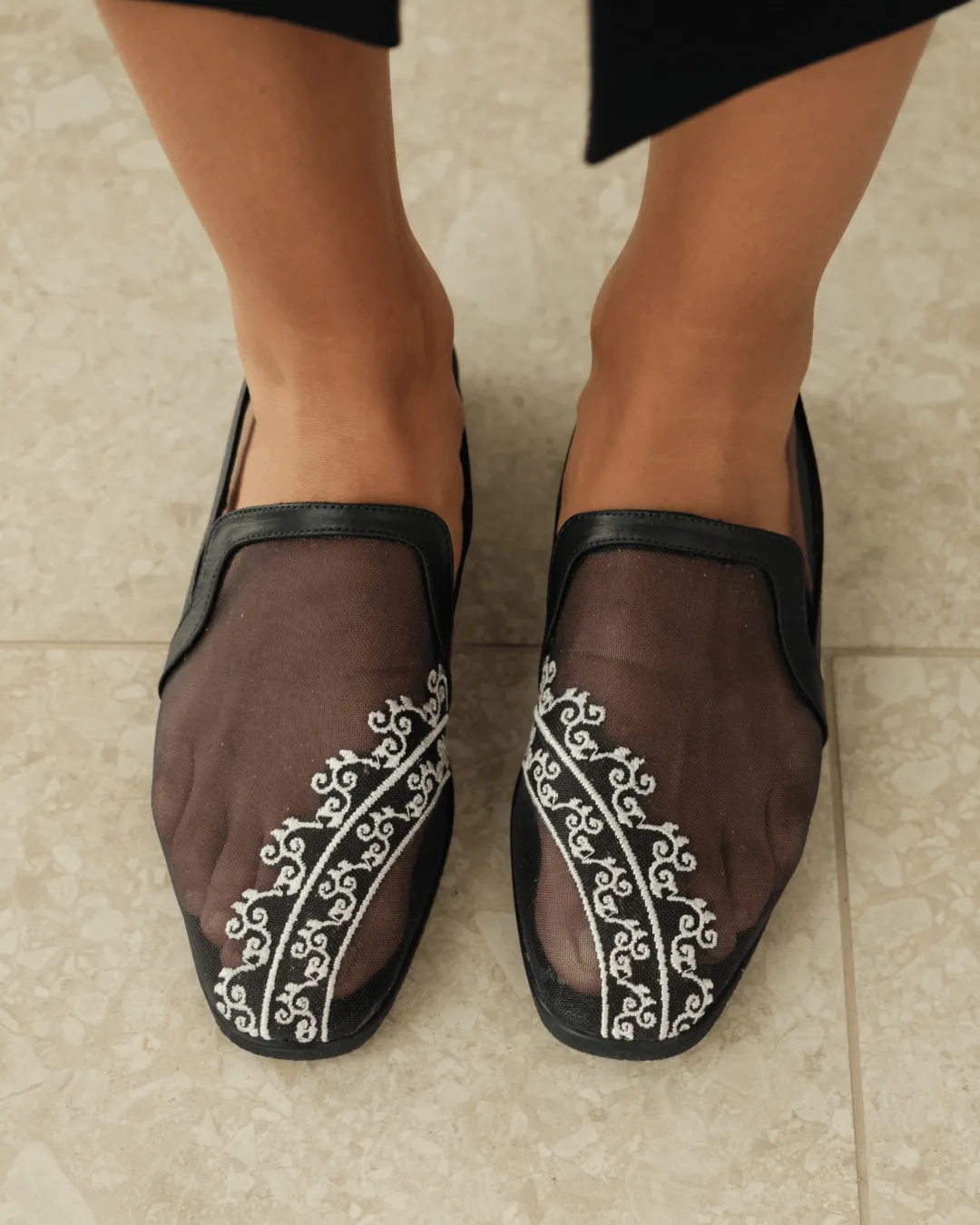Dama navy blue loafer
