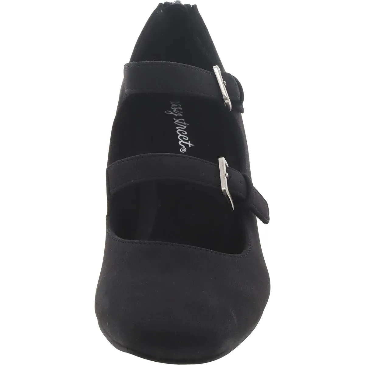 Easy Street Womens Willis Faux Suede Padded Insole Mary Janes
