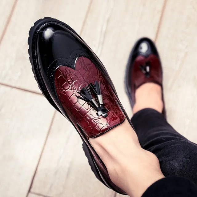Fashion Shoe Office Shoes for Men Casual Shoes Breathable Leather Loafers Driving Moccasins Comfortable Slip on 2019 Three Color
