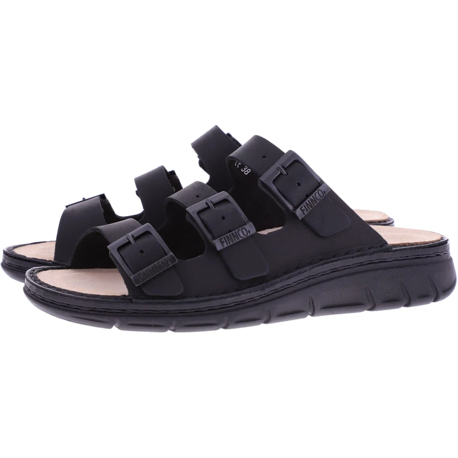 Finn Comfort Women's Barbados Sandals- Western Black