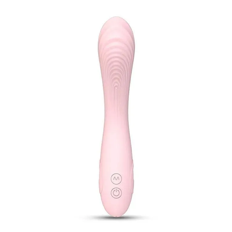 Flexible Bending Silicone Vibrator Pink