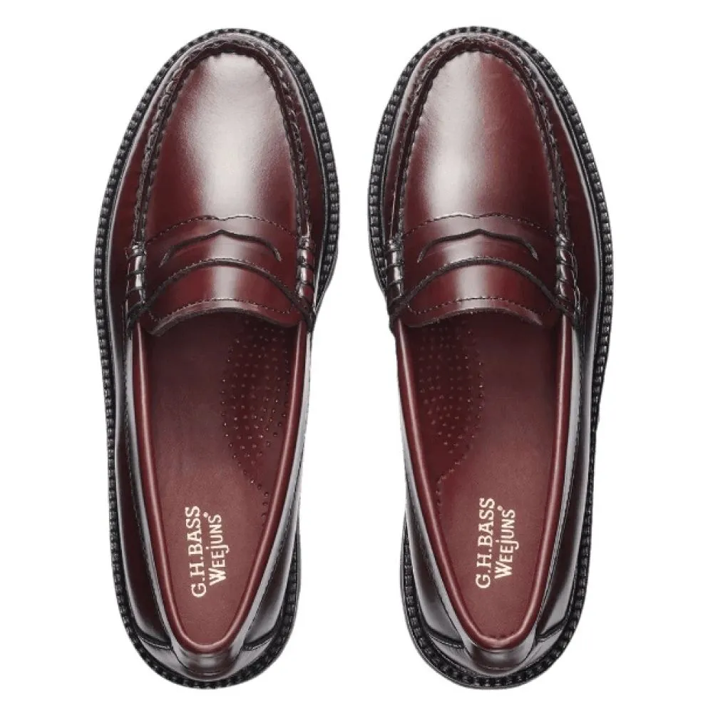 G.H. Bass Women's Whitney Super Lug Weejuns Loafer in Wine