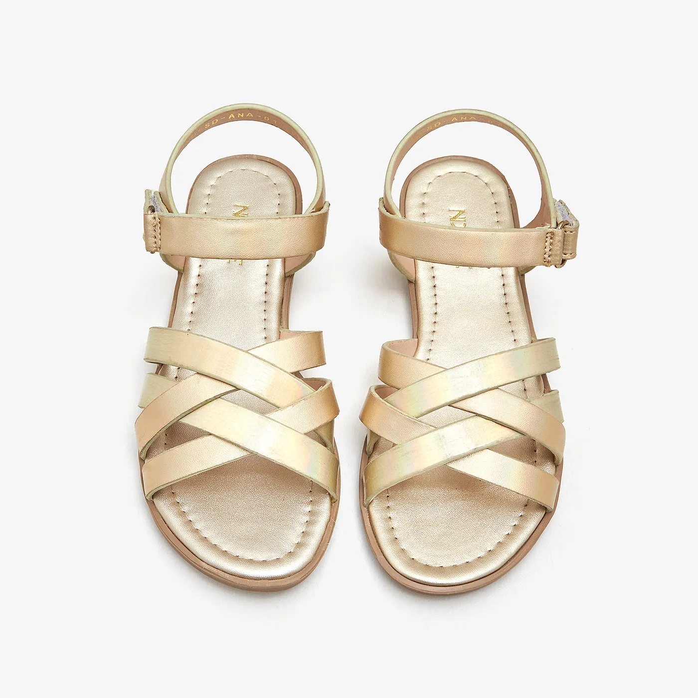 Glowy Girls Sandals