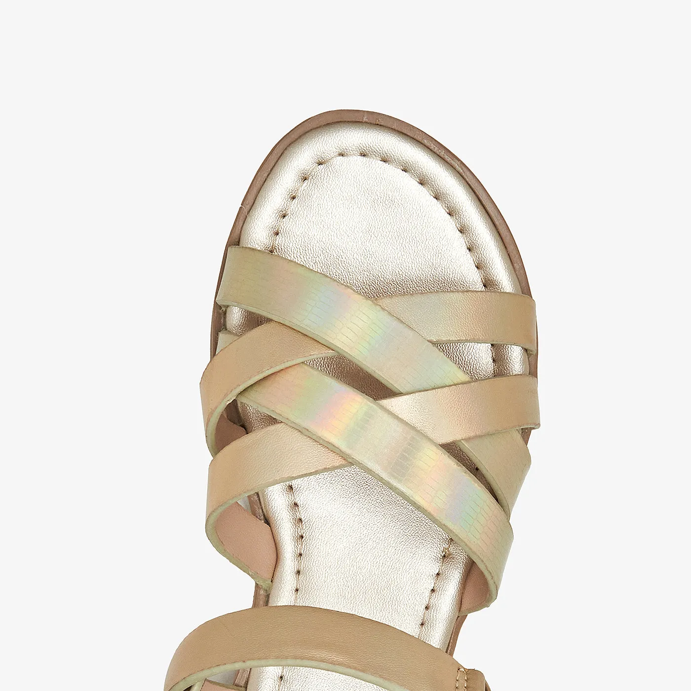 Glowy Girls Sandals