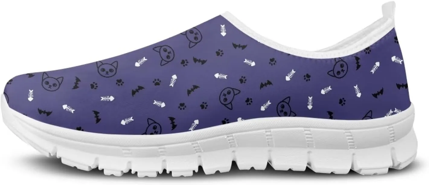 Halloween Walking Shoes for Men Non Slip Breathable Sneakers Casual Running Shoes Lightweight Leisure Gym Sneakers Size 5-14