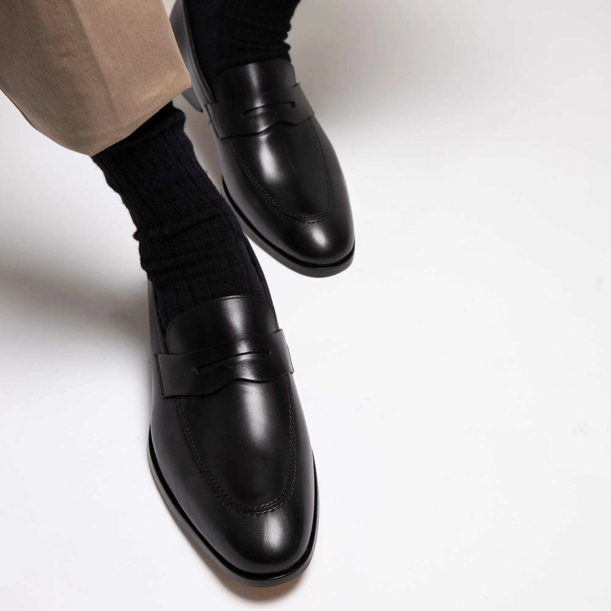 HENRY SARTORIAL Campbell Loafers BLACK