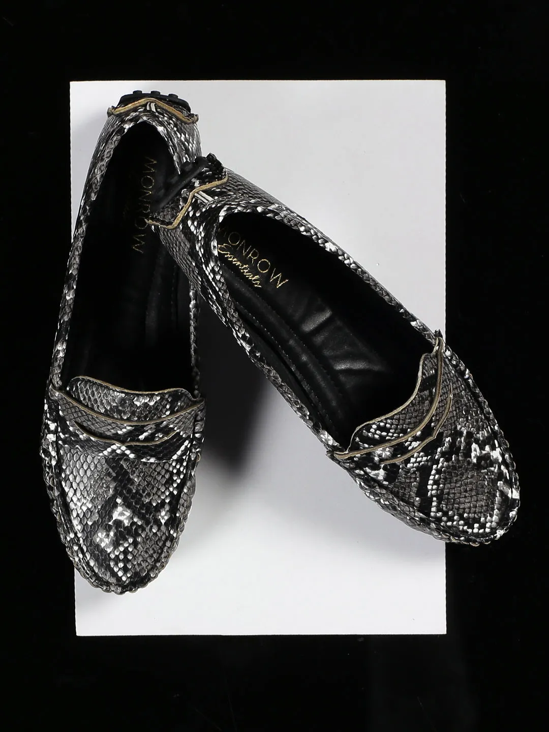 Irene Black Loafers