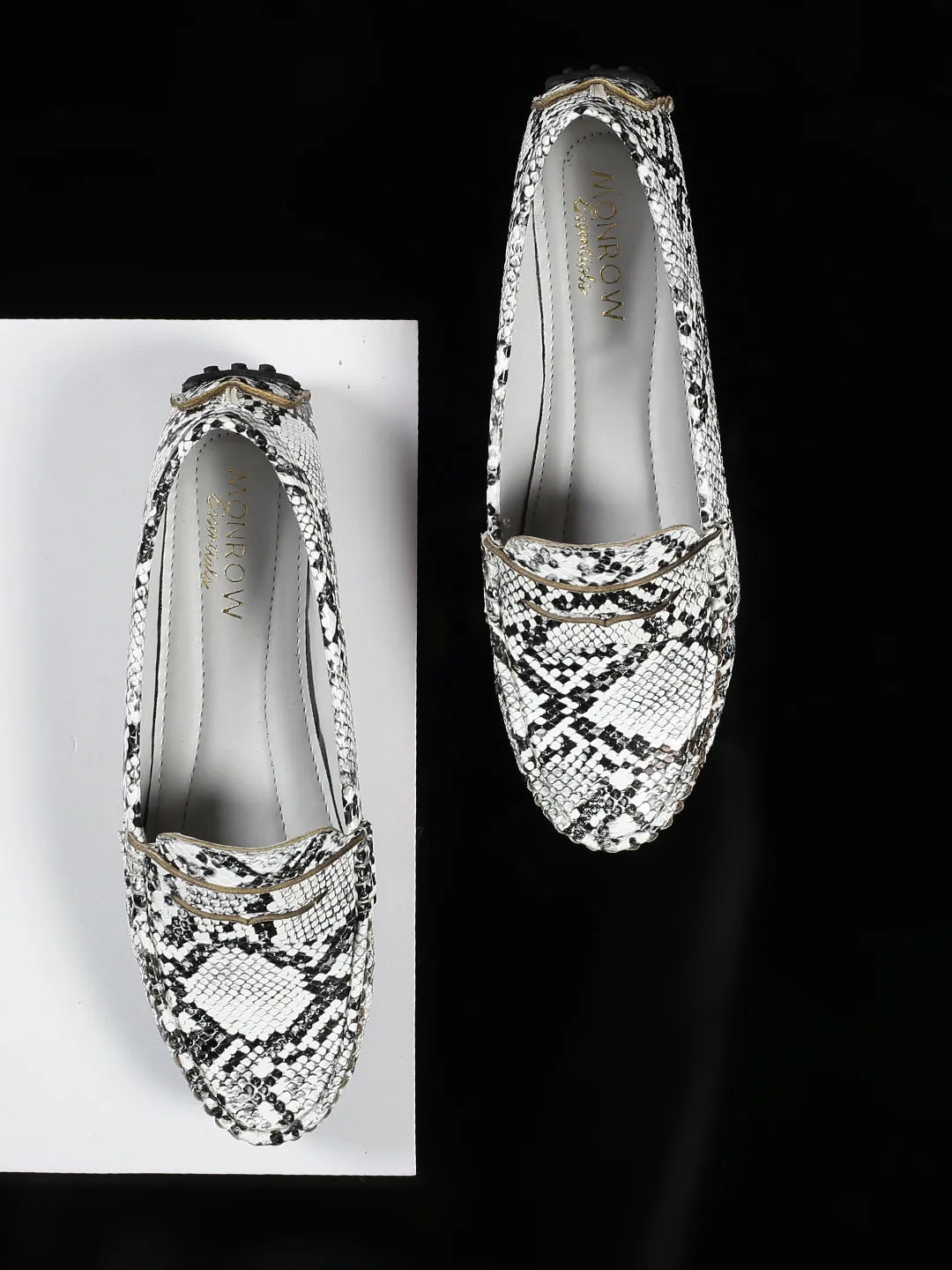 Irene White Loafers