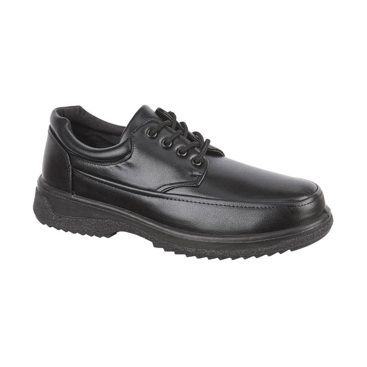 Liam Men's Lightweight Black Comfort Lace Up Shoes.