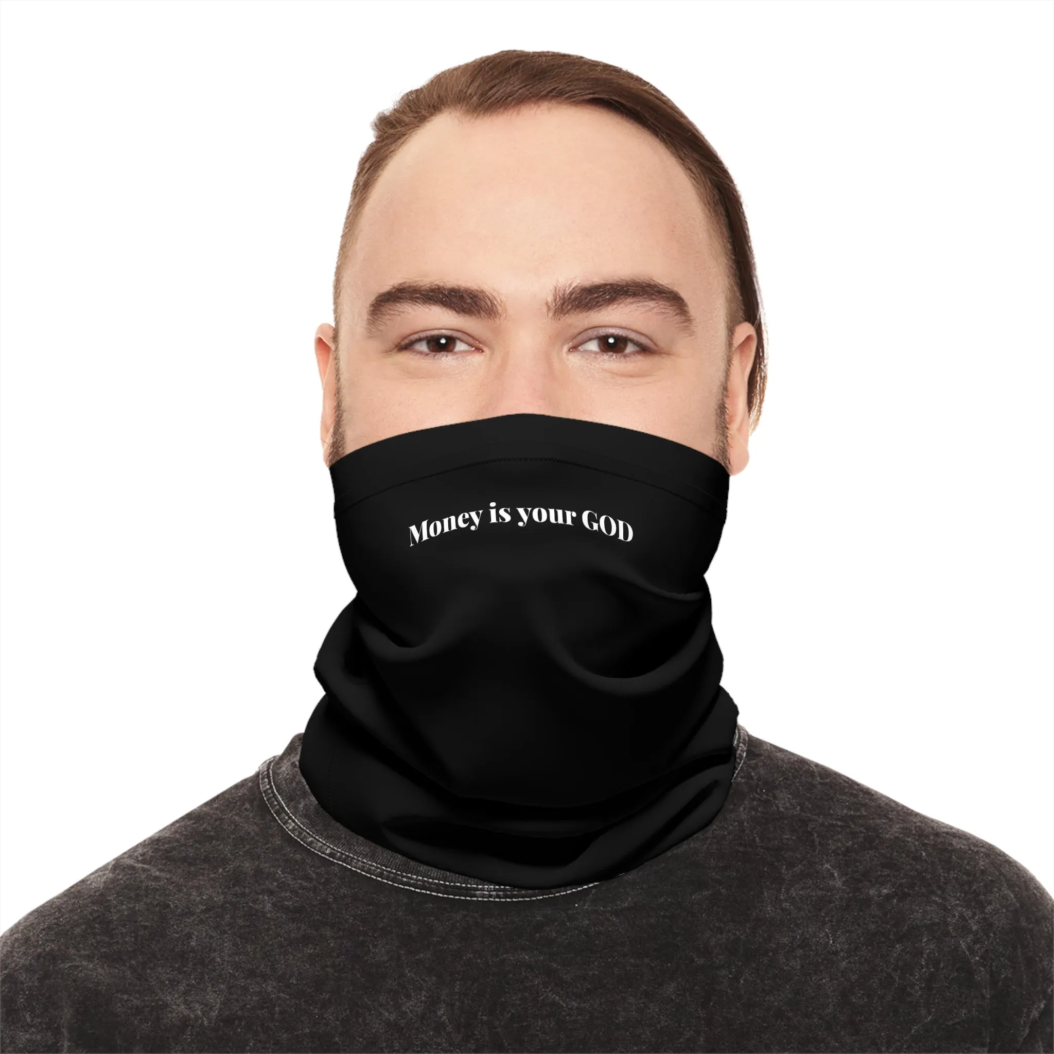 Lightweight Neck Gaiter - "Money Is Your God"