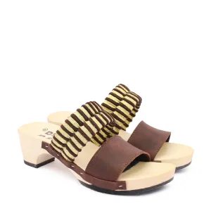 MAGO SANDALS   Coffee-Gold