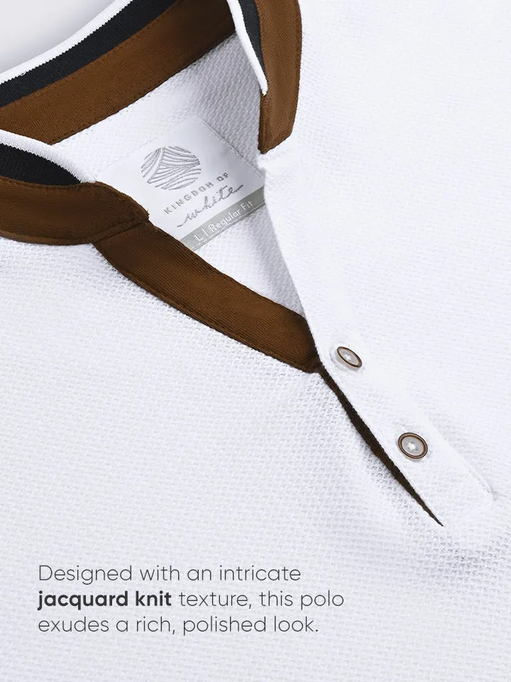 Mandarin Collar Polo T-shirt - Victory