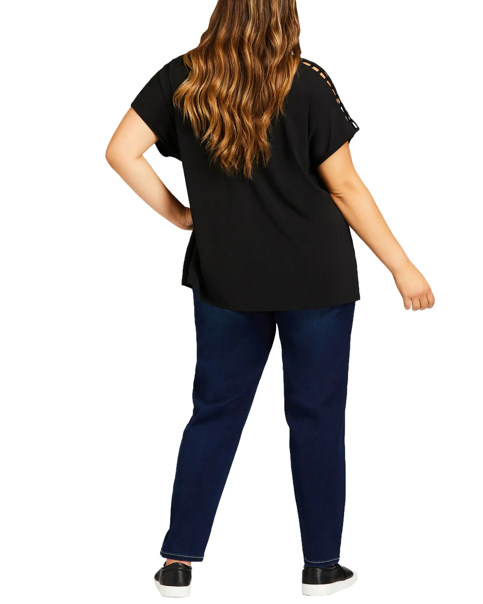 Melanie Butter Pull On Jean | Dark Wash
