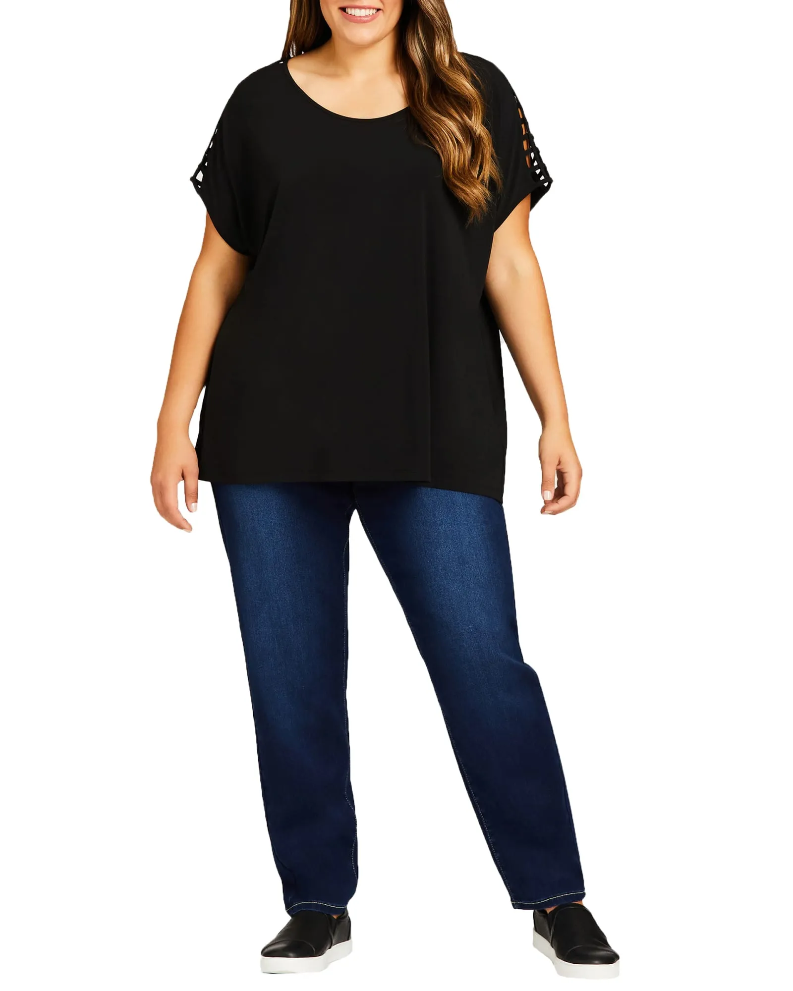 Melanie Butter Pull On Jean | Dark Wash