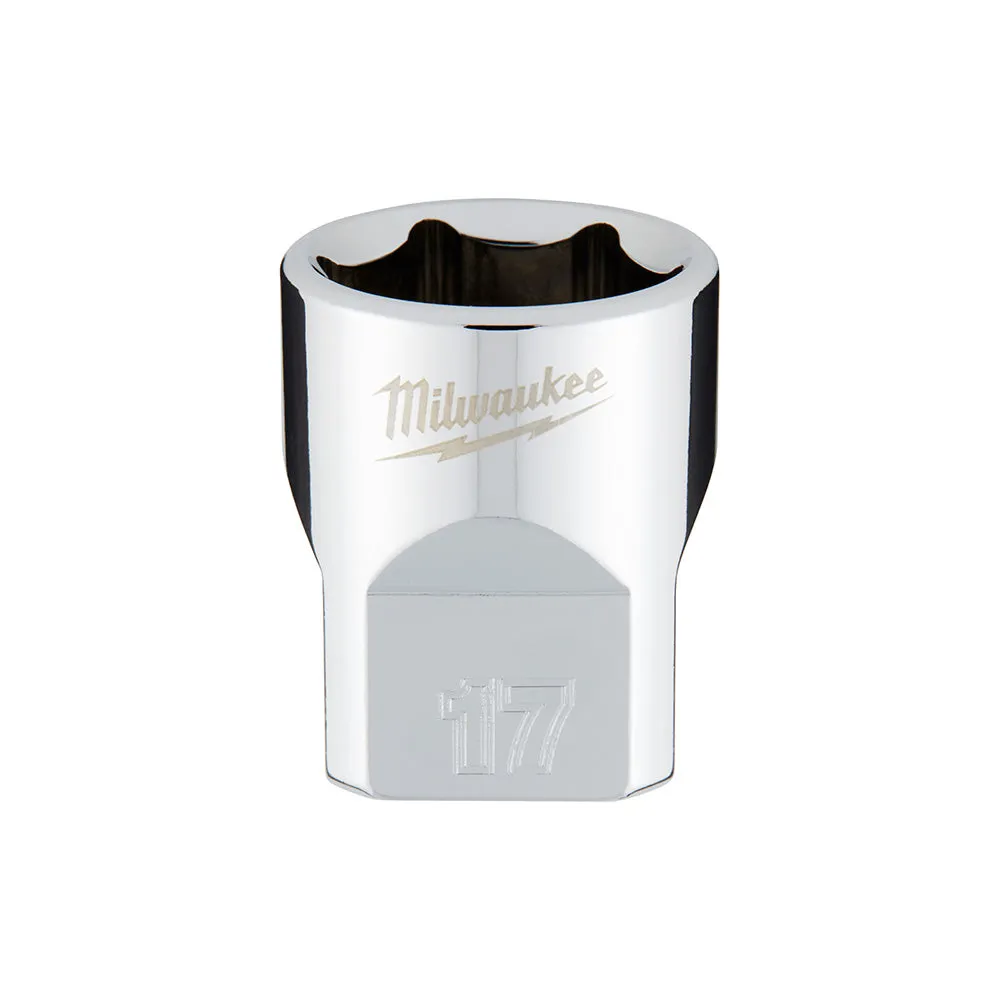 Milwaukee 45-34-9087 - 3/8 in. Drive 17mm Metric 6-Point Socket