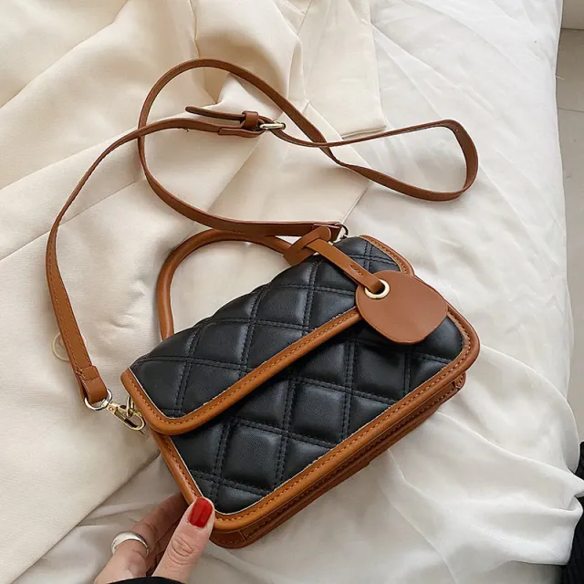 Monic Women's Small Quilted Leather Handbag
