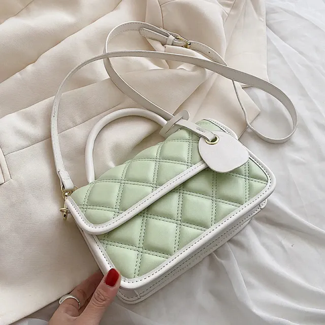 Monic Women's Small Quilted Leather Handbag