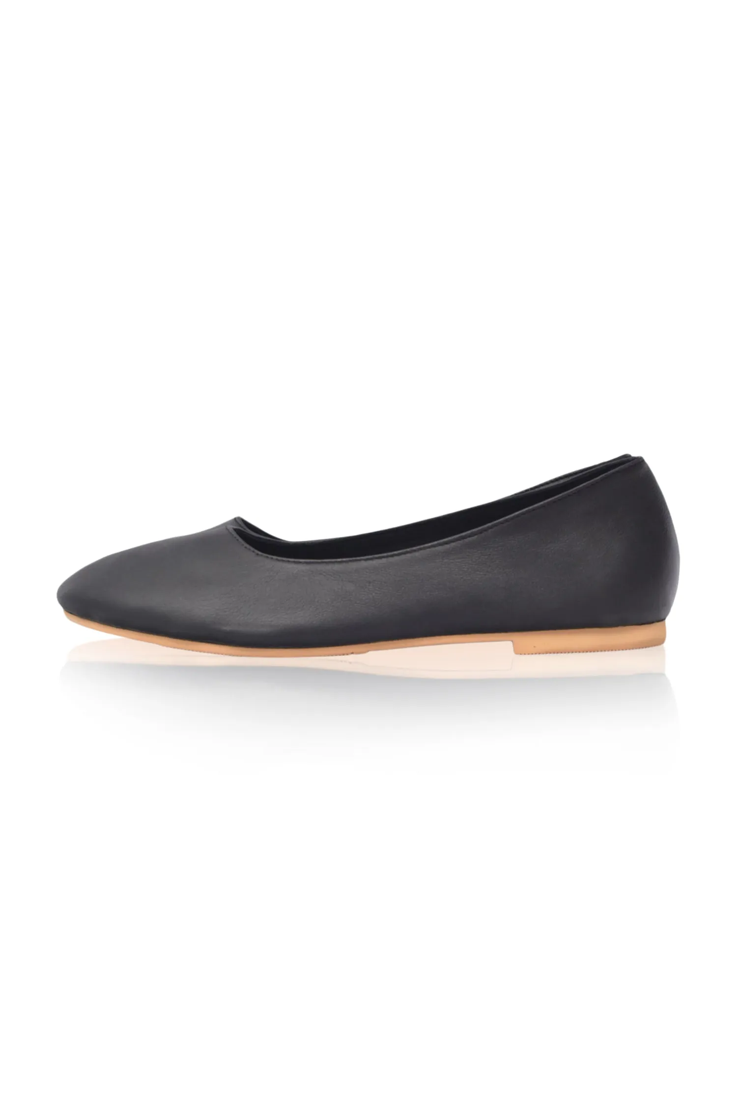 Naples Leather Ballet Flats (Sz. 7.5)