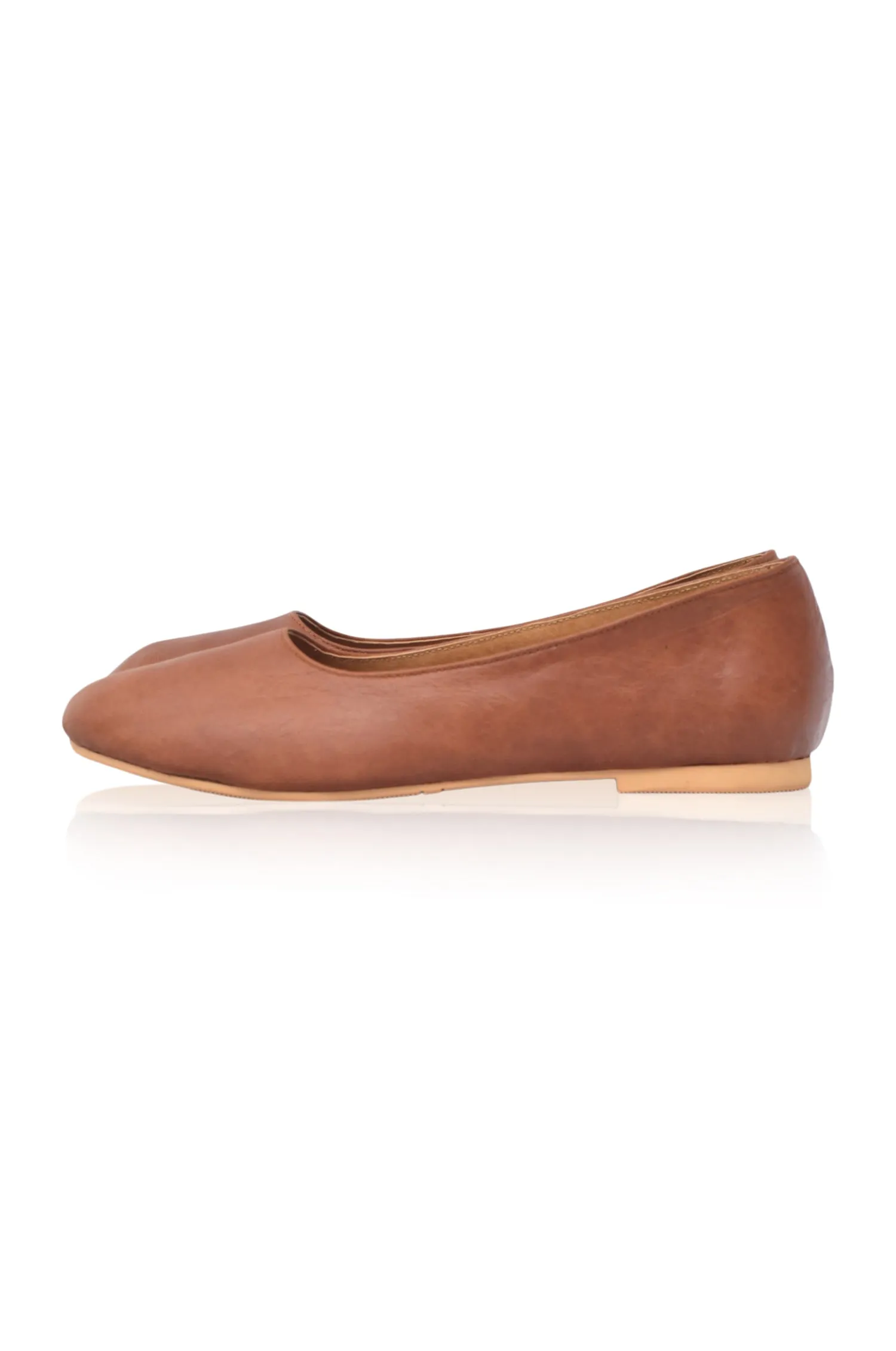 Naples Leather Ballet Flats (Sz. 7.5)
