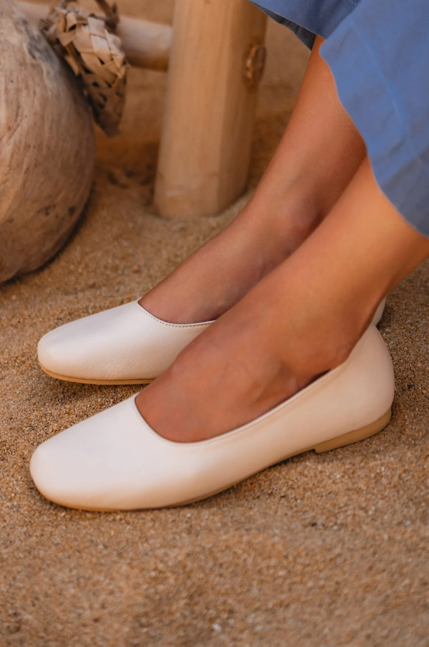 Naples Leather Ballet Flats (Sz. 7.5)
