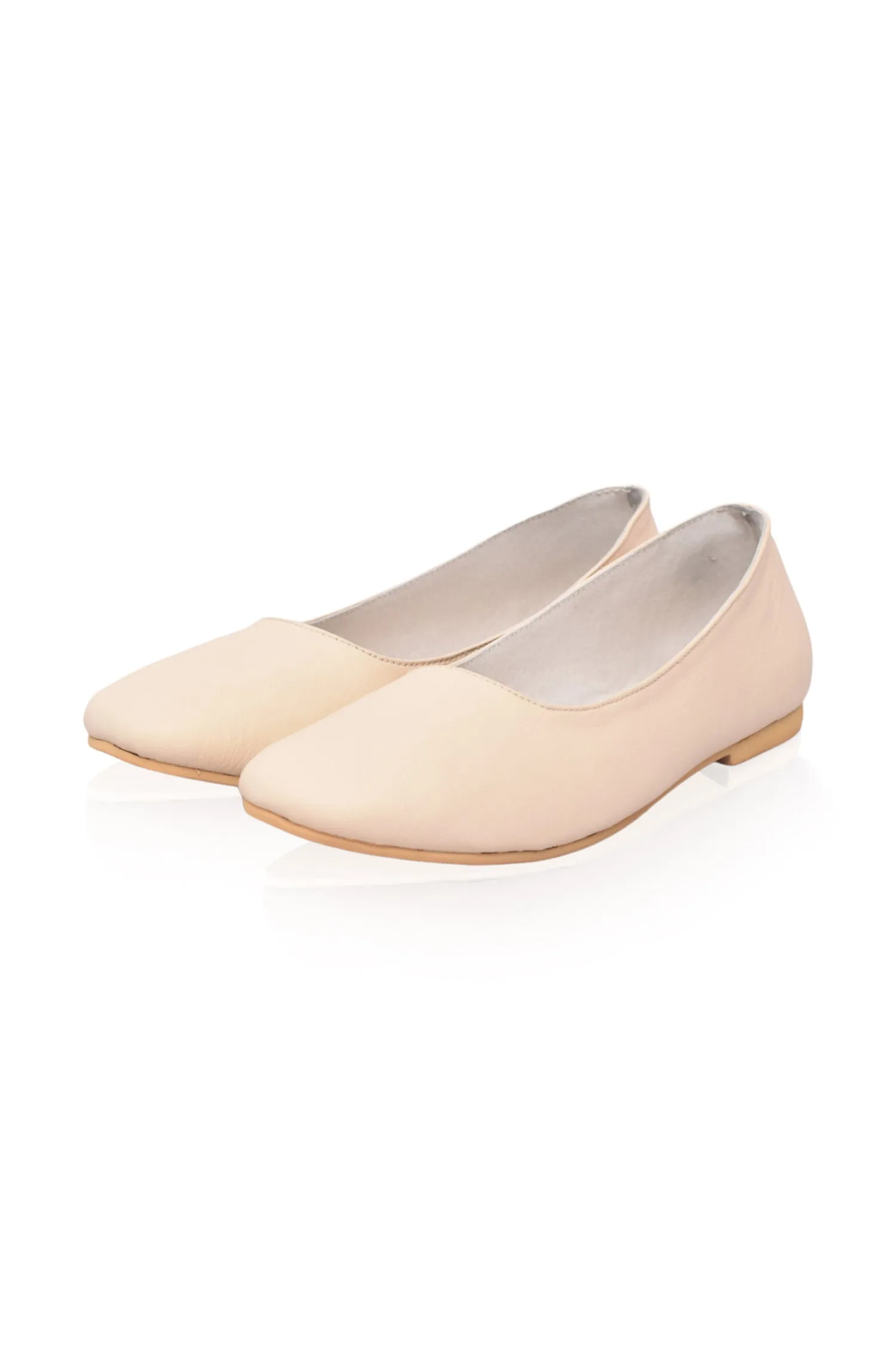 Naples Leather Ballet Flats (Sz. 7.5)