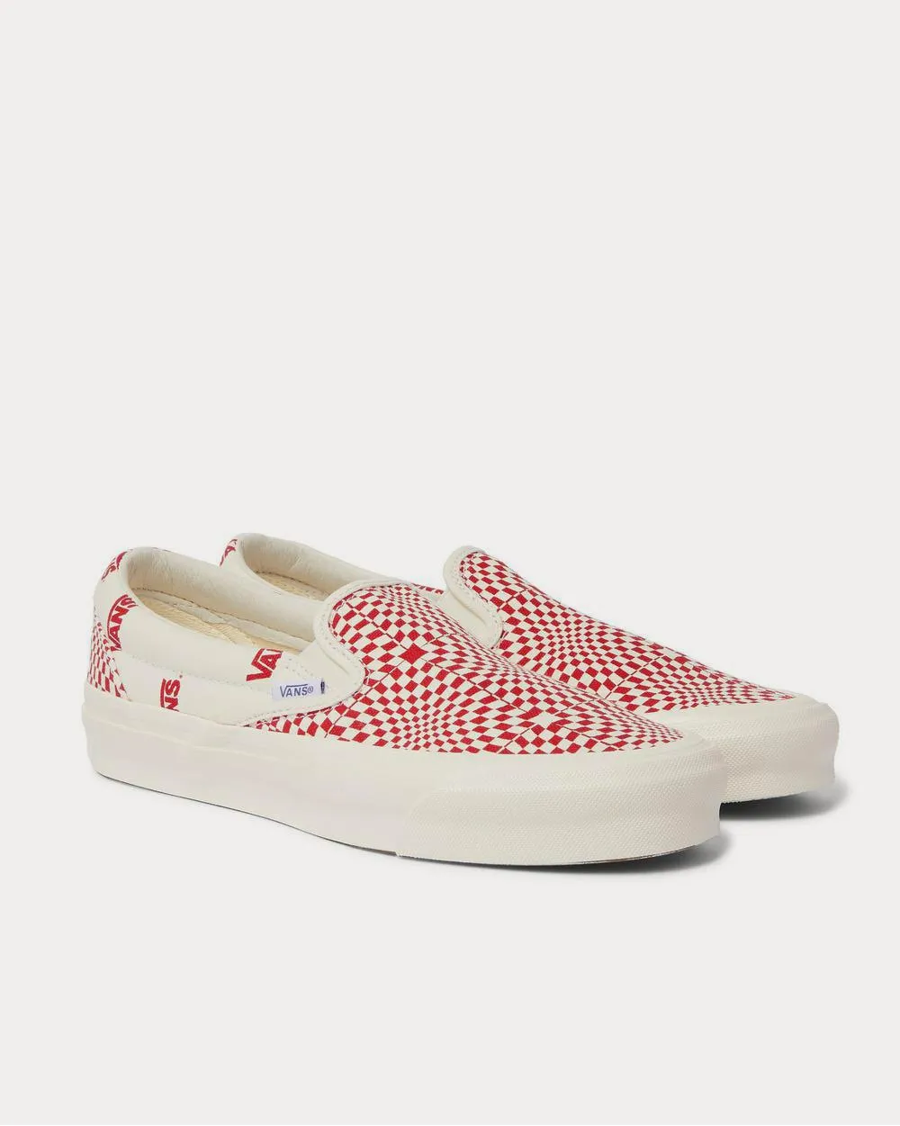 OG Classic Printed Canvas Slip-On  White slip on sneakers