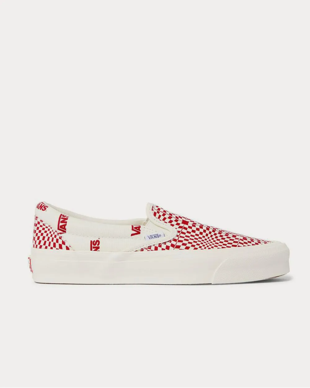 OG Classic Printed Canvas Slip-On  White slip on sneakers