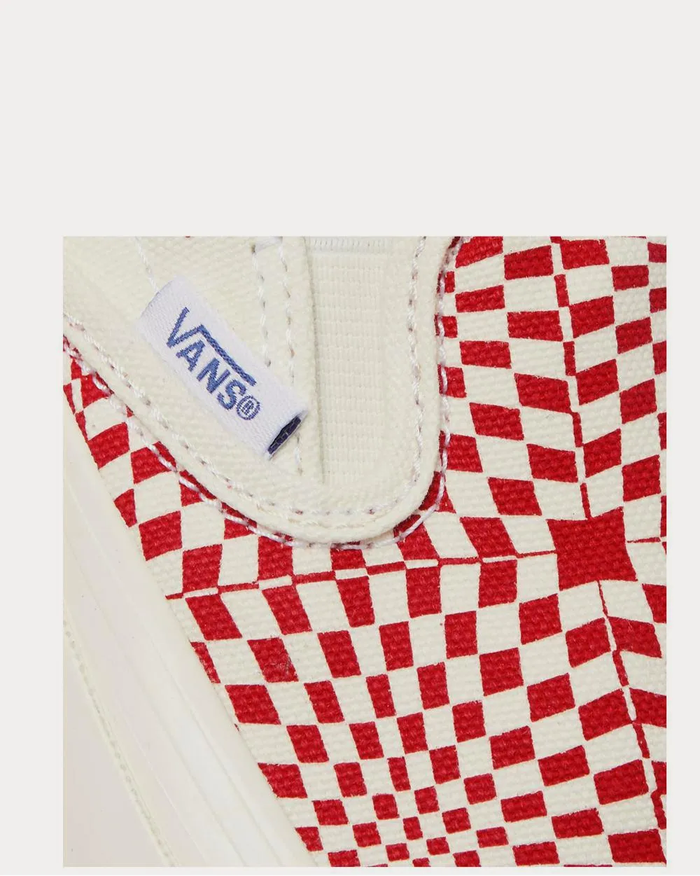 OG Classic Printed Canvas Slip-On  White slip on sneakers
