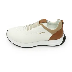 Pablo Homme White Soft Walking Sneakers