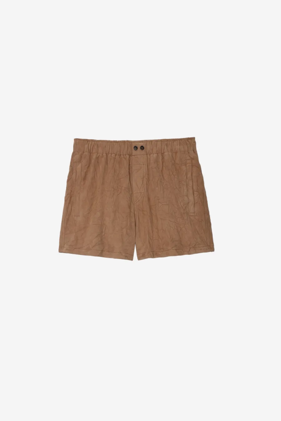Paxi Suede Short Cognac