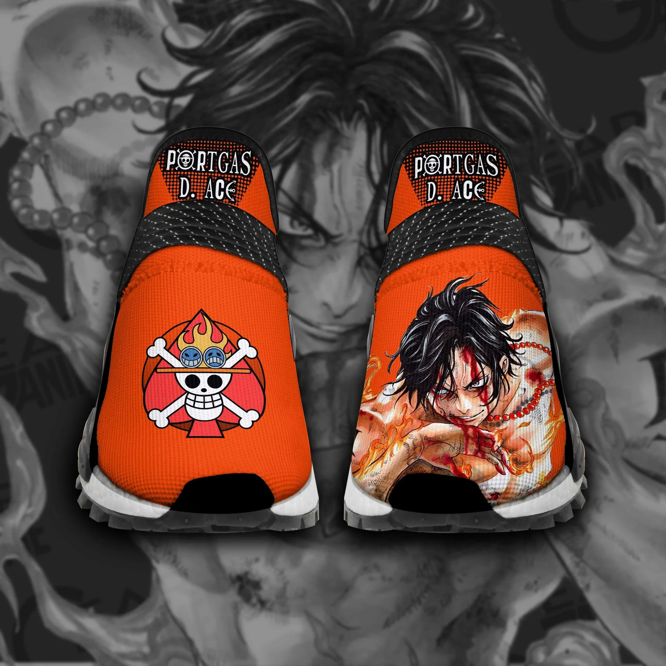 Portgas D Ace Shoes OP Custom Anime Shoes TT11