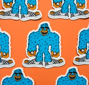 "Bigfoot Needs New Shoes" Sticker