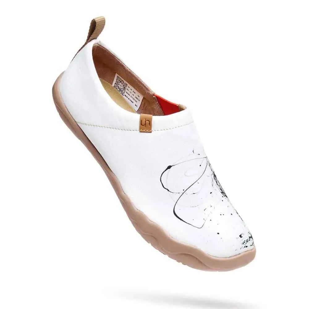 SILENT MAN Art Design Loafers for Men