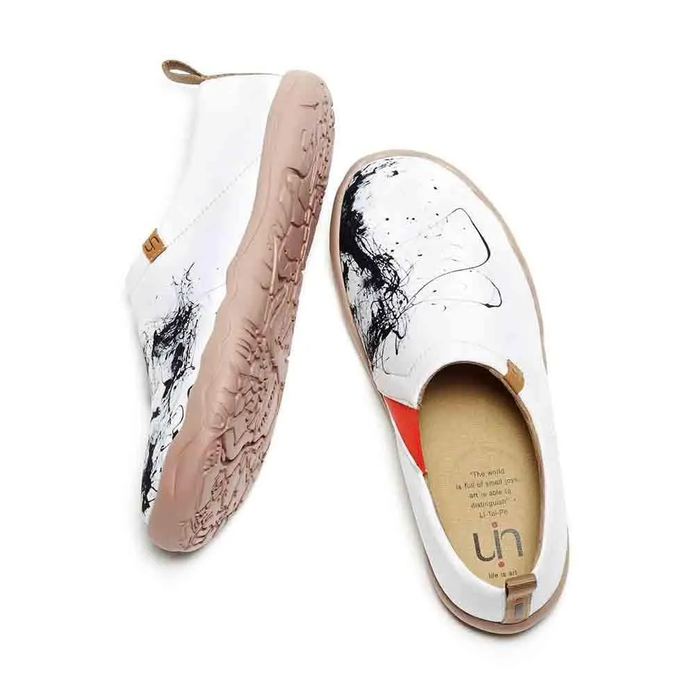 SILENT MAN Art Design Loafers for Men