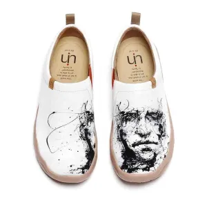 SILENT MAN Art Design Loafers for Men