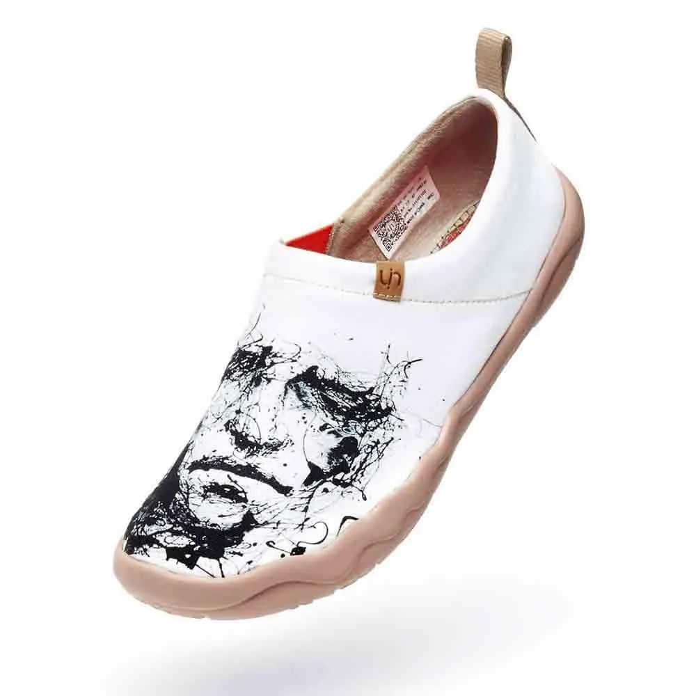 SILENT MAN Art Design Loafers for Men