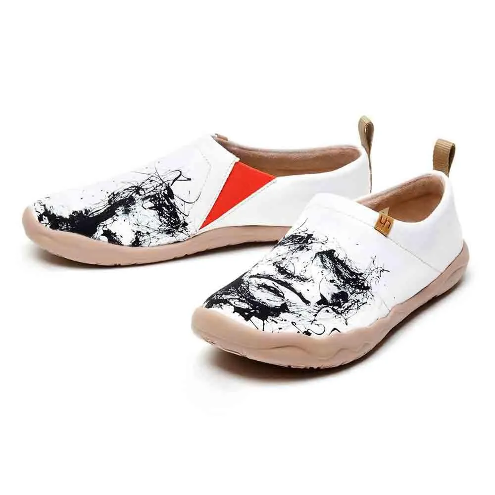 SILENT MAN Art Design Loafers for Men