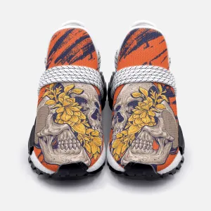 Skulls and Flowers Unisex Lightweight Custom shoes